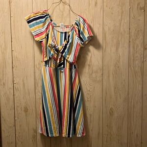 Beautiful children’s size extra large (16) striped dress.